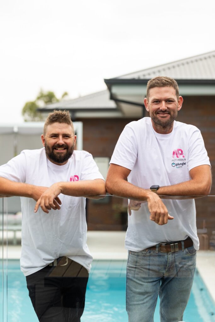 The ACT Pools team on site in Canberra