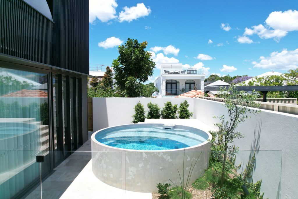 Completed ACT Pools installation, Canberra backyard