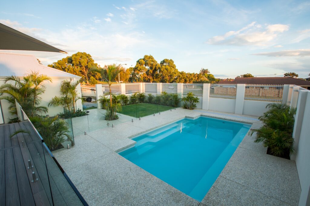 Twilight gelcoat pool water, ACT Pools