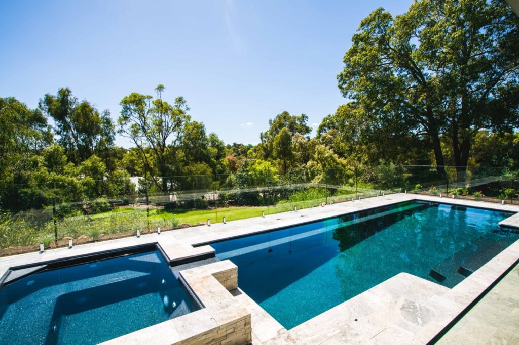 Amalfi fibreglass pool by ACT Pools, Canberra
