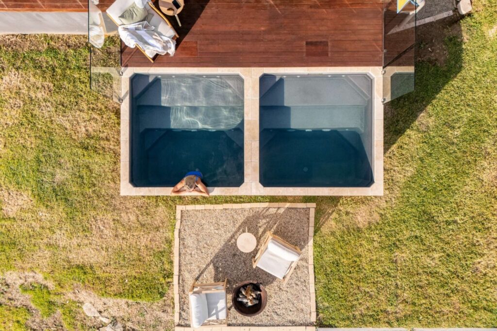 Plungie Quad fibreglass pool by ACT Pools